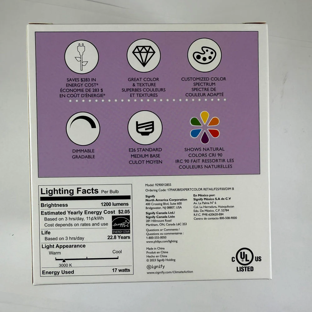 Philips 17W PAR38 LED 3000K Dimmable - 120w Equiv - Image 3
