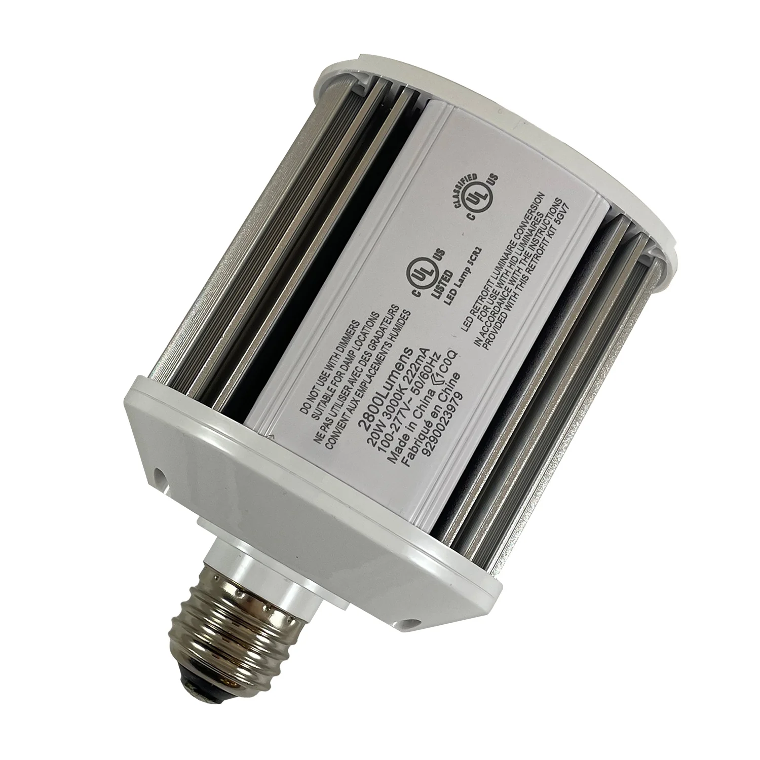 Philips 20w 100-277V LED 3000K Bright White 2800Lm E26 Base - HID Replacement - Image 5