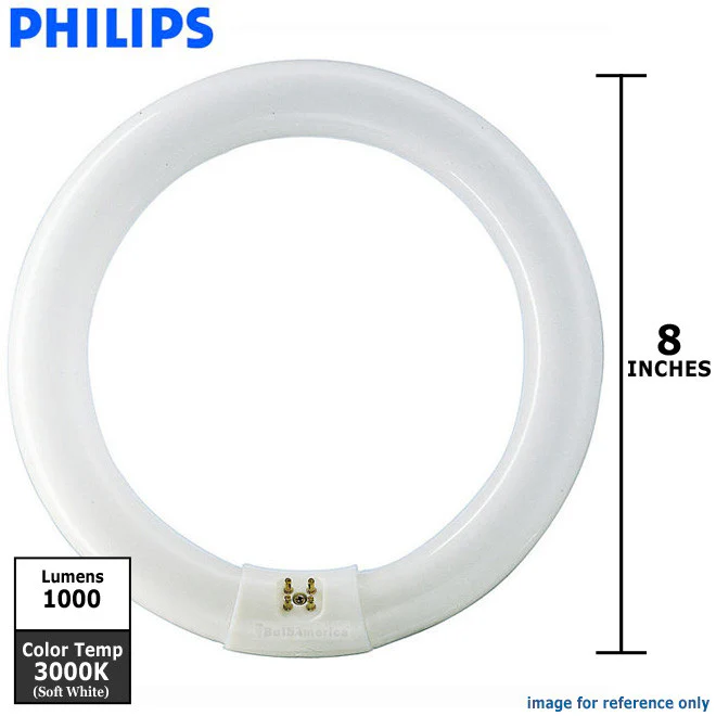 Philips 22w C-T9 Soft White G10q Circline Fluorescent Light Bulb - Image 2