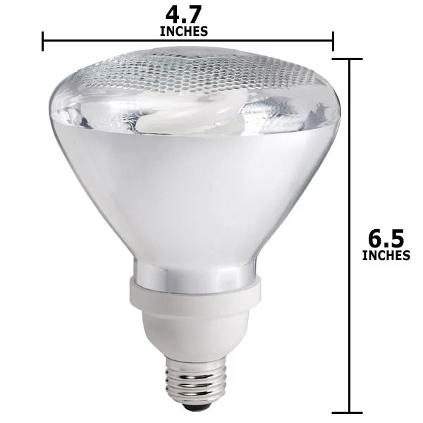 Philips 23w 120v PAR38 E26 2790K Warm White Fluorescent Light Bulb - Image 2