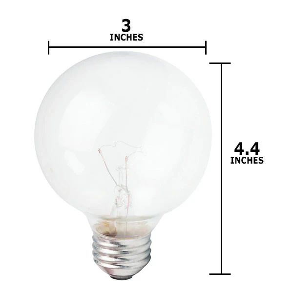 Philips 25w 120v Globe G25 E26 Vanity DuraMax Decorative Incandescent Light Bulb - Image 2