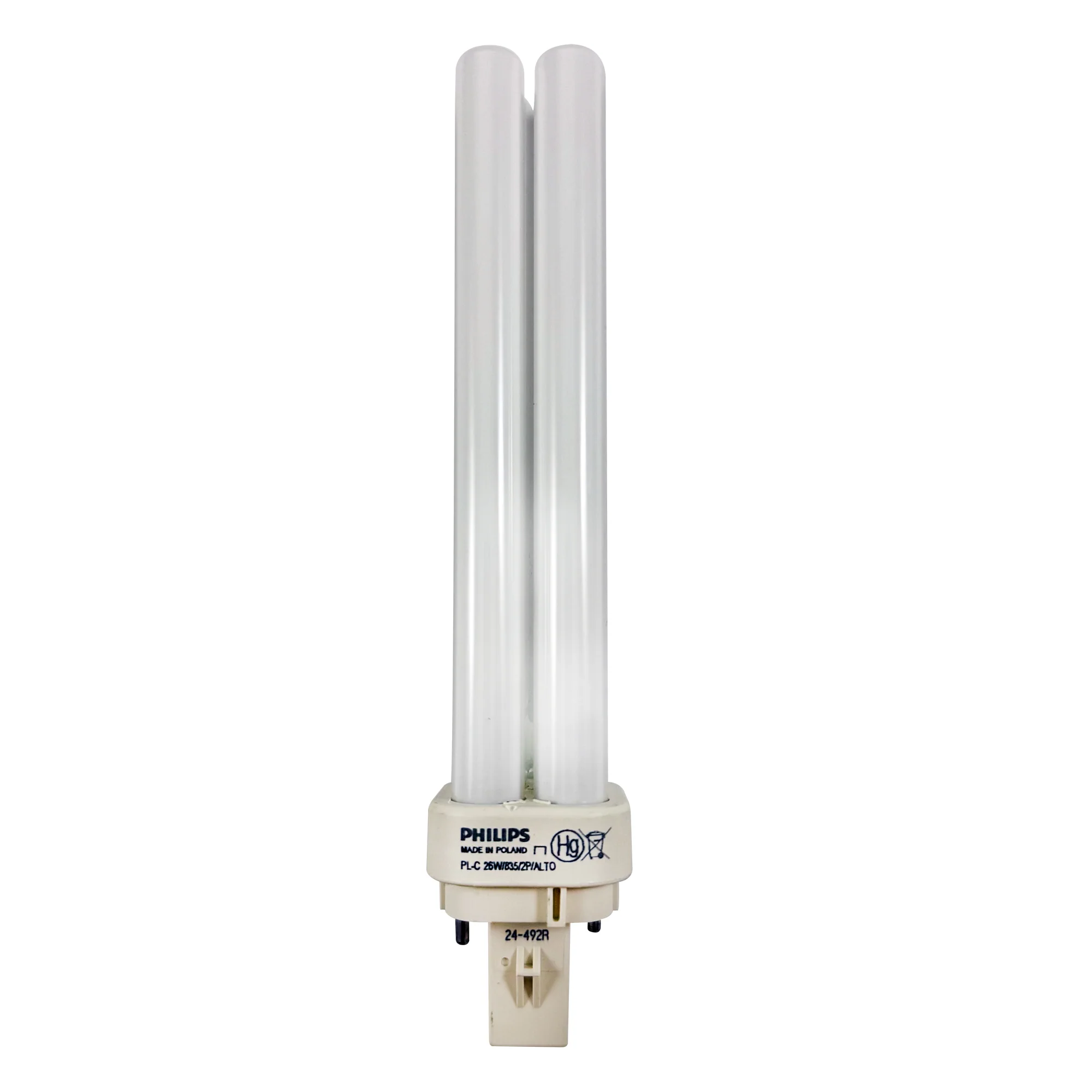 Philips 26w Double Tube 2-Pin G24D-3 3500K White Fluorescent Light Bulb - Image 2
