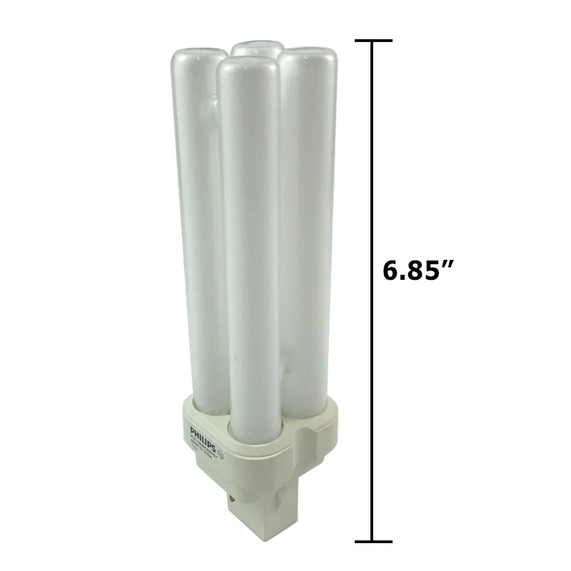 Philips 28w Double Tube 2-Pin 2700K PL-X GX32D-3 Fluorescent Light Bulb - Image 2