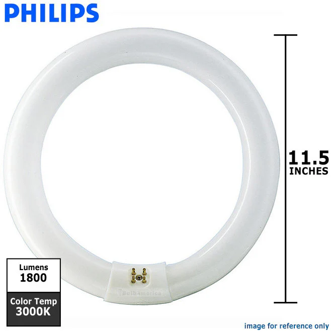 Philips 32w C-T9 Soft White G10q Circline Fluorescent Light Bulb - Image 2