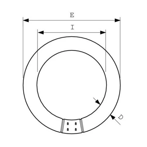 PHILIPS 32W 12in. 4000K Cool White G10q Circline Fluorescent Light Bulb - Image 3