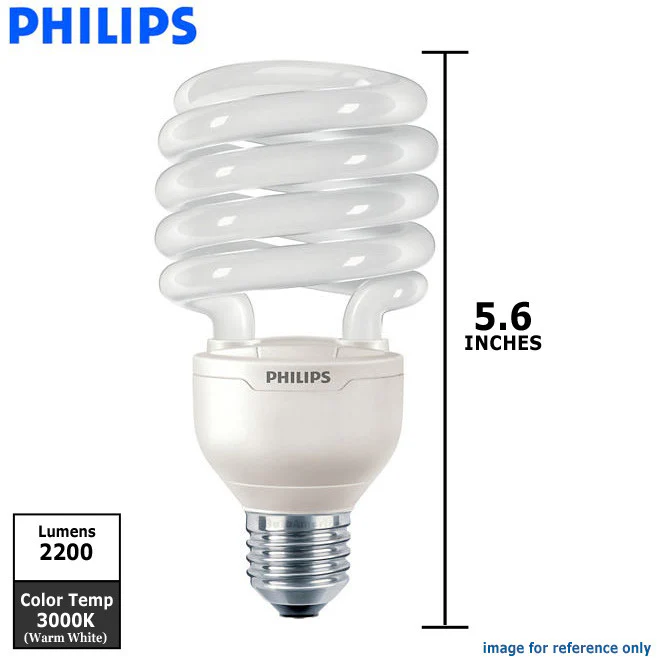 Philips 32w EL/mDT E26 Energy Saver Twisters Fluorescent Light Bulb - Image 2