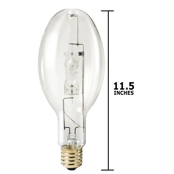 Philips 350w ED37 4000k Cool White Pulse Start E39 Metal Halide Light Bulb - Image 2