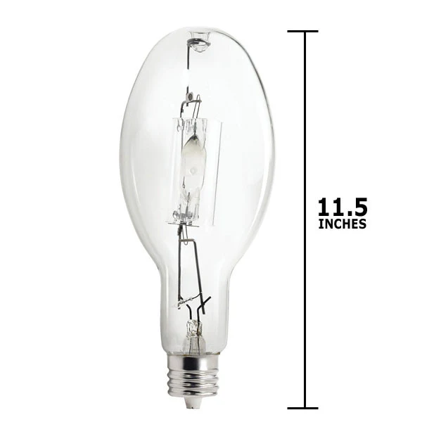 Philips 350w ED37 4000k Cool White Pulse Start E39 Metal Halide Light Bulb - Image 2