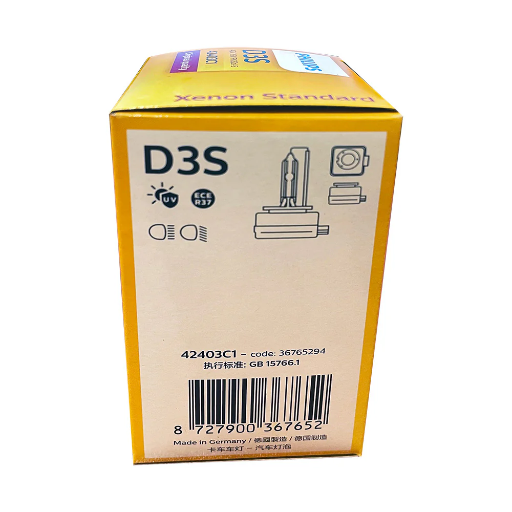 Philips 35w D3S Xenon Standard Original Quality Automotive Bulb - Image 7