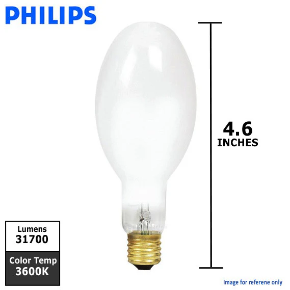 Philips 130682 360w ED37 EX39 3600k White HID Metal Halide Light Bulb - Image 2
