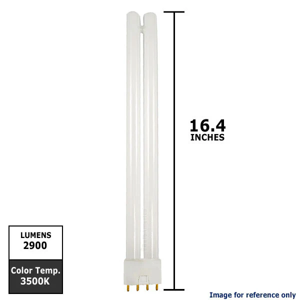 Philips 36w Single Tube 4-Pin 2G11 3500K White Fluorescent Light Bulb - Image 2
