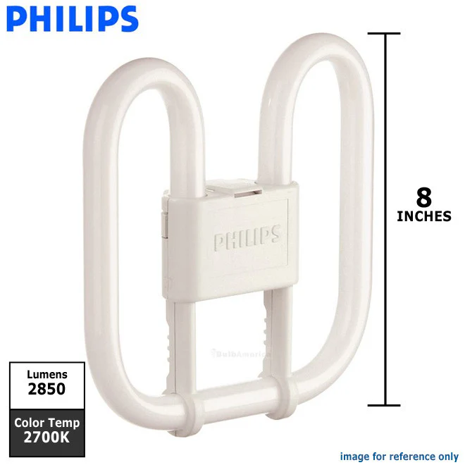 Philips 38w PL-Q GR10q 4-Pin 2700k Fluorescent Tube Light Bulb - Image 2