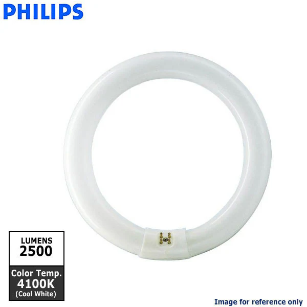 PHILIPS FC16T9 40W G10Q 4100K Cool White Circline Fluorescent Light Bulb - Image 2