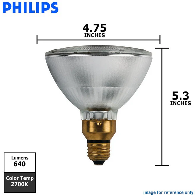 Philips 40w 120v IRC PAR38 Spot Energy Advantage Economy Halogen Light Bulb - Image 2