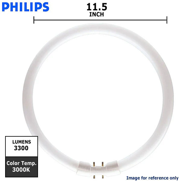 Philips 40w Master TL5 Circular Warm White 3000k 2GX13 Fluorescent Light Bulb - Image 2
