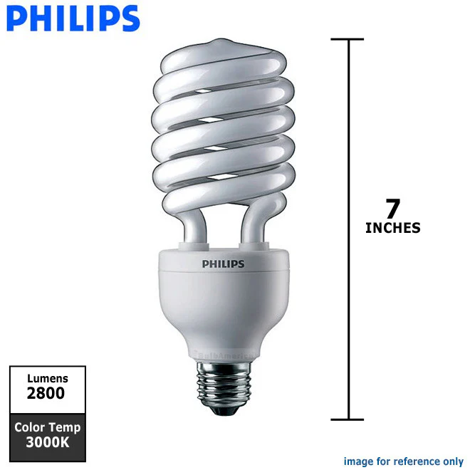 Philips 42w EL/DT White E26 Energy Saver Twisters Fluorescent Light Bulb - Image 2