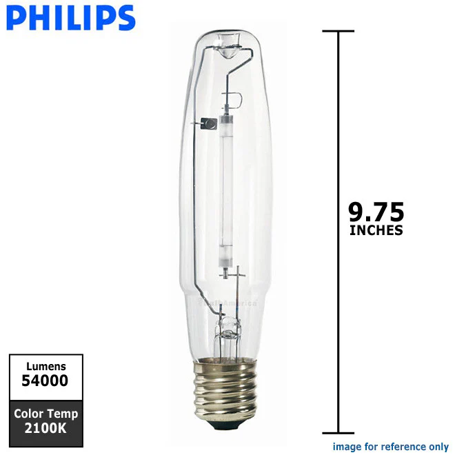 Philips 430w ED18 Clear E39 Mogul Ceramalux Agro HID Light Bulb - Image 2