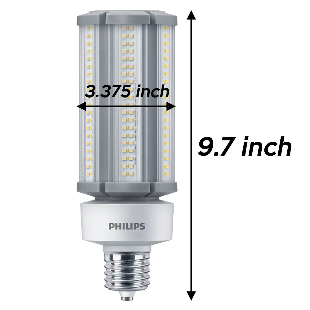 Philips 45w 100-277V LED 3000K Bright White 6200Lm - 175W HID Replacement - Image 2