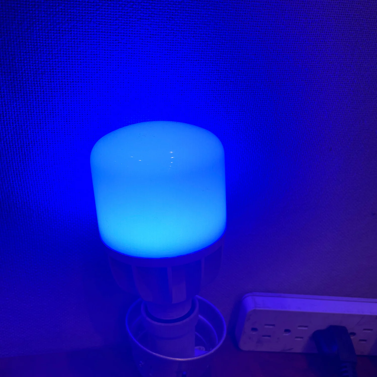 Philips 4w Blue LED E26 Base 120-277V CorePro Non-Dimmable Bulb - Image 2