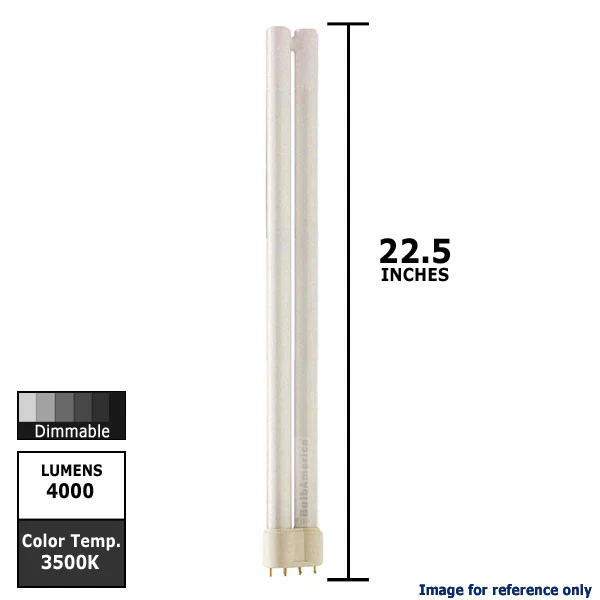 Philips 50w Single Tube 4-Pin 2G11 3500K White Fluorescent Light Bulb - Image 2