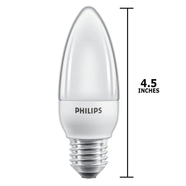 Philips 5w 120v E26 ELA/Can 2650K Warm White Fluorescent Light Bulb - Image 2