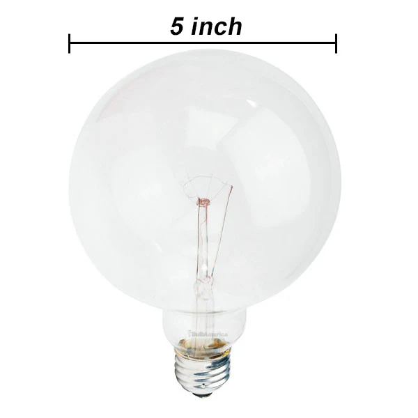 Philips 60w 120v G40 DuraMax Clear E26 Decorative Incandescent Light Bulb - Image 2