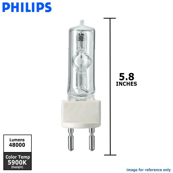 PHILIPS 700W MSR G22 Metal Halide Light Bulb - Image 2