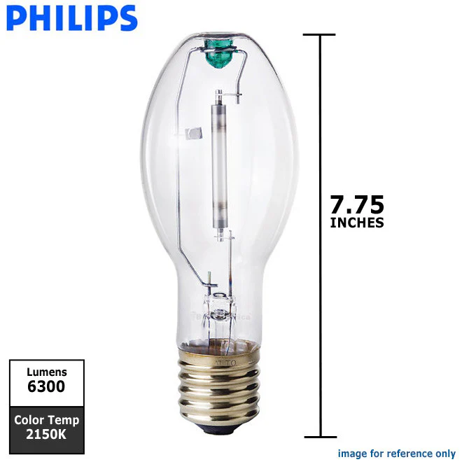 Philips 70w ED23 1/2 Clear E39 Ceramalux ALTO Non- Cycling HID Light Bulb - Image 2