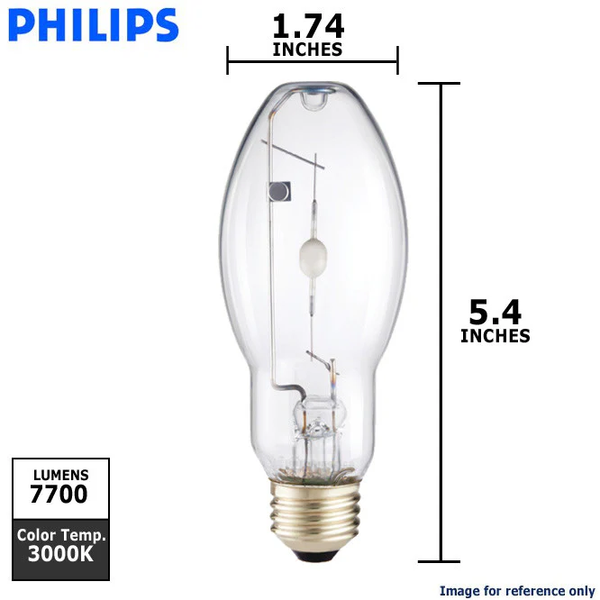 Philips 70w BD17 E26 MasterColor CDM 3000K Warm White HID Light Bulb - Image 2