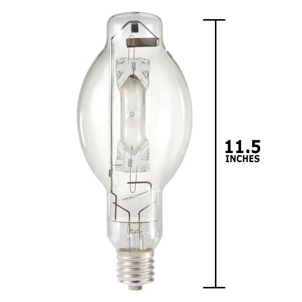 Philips 750w BT37 4000K Cool White Pulse Start E39 Metal Halide Light Bulb - Image 2