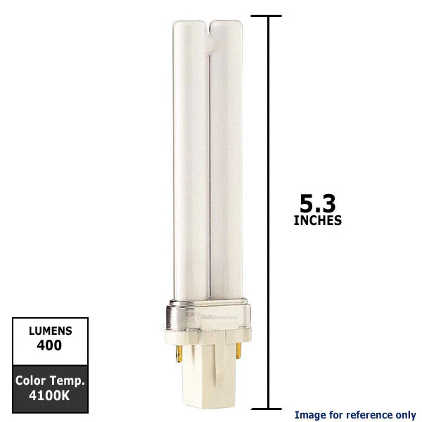 Philips 7w Single Tube 2-Pin G23 4100K Cool White Fluorescent Light Bulb - Image 2