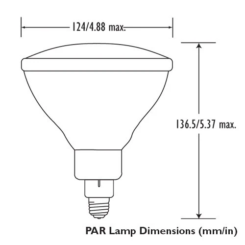 Philips CDM 70w PAR38 Flood 4000K M143/M98/O HID MasterColor Light Bulb - Image 3