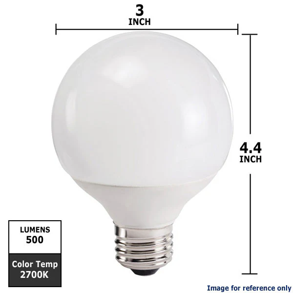 Philips 9w EL/A Globe G25 E26 2700K Fluorescent Light Bulb - Image 2