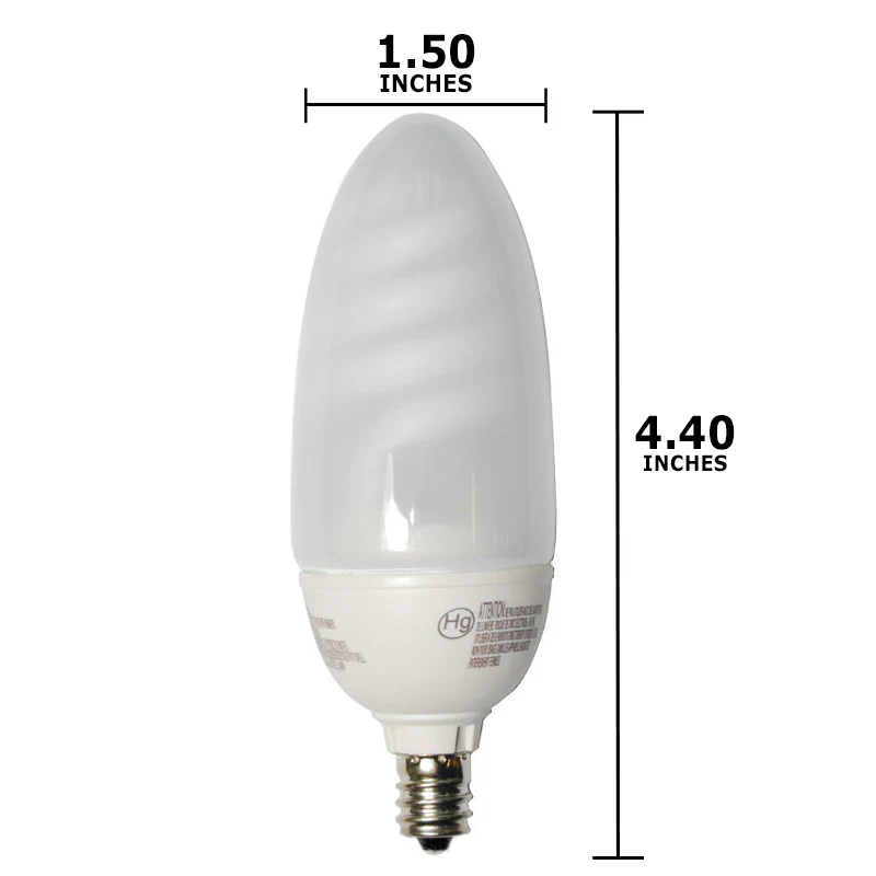 Philips 9w Warm White Candelabra E12 Fluorescent Light Bulb - 40w equiv. - Image 2