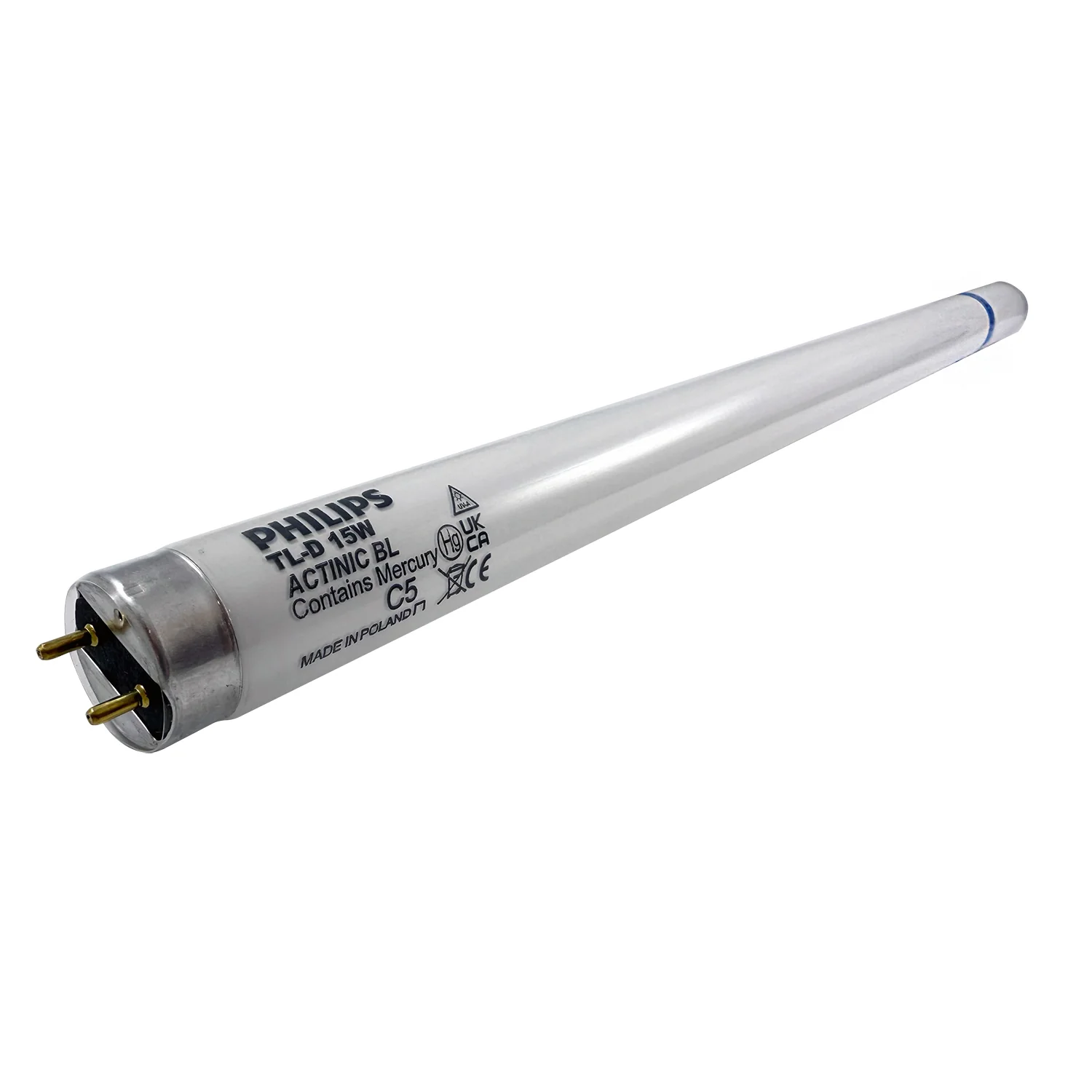 Philips Actinic BL TL-D 15W/10 Secura 18in. Blacklight Tube Insect Trap Lamp - Image 2
