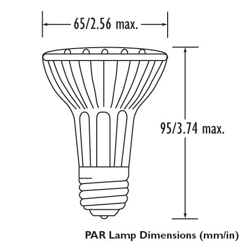Philips CDM 35W/830 Med PAR20 Flood ceramic metal halide bulb - Image 5