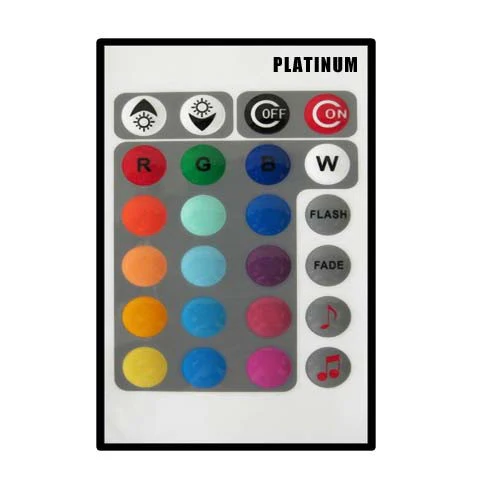 PLATINUM 4 x Music LED Color Changer E27 Lamp With 1 x Wireless Remote - Image 4