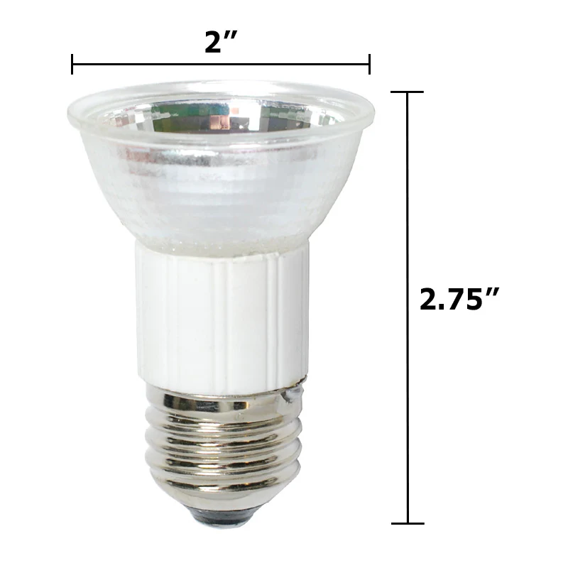 Platinum 50W 120V MR16 E26 Medium Base Mini Reflector Bulb - Image 3