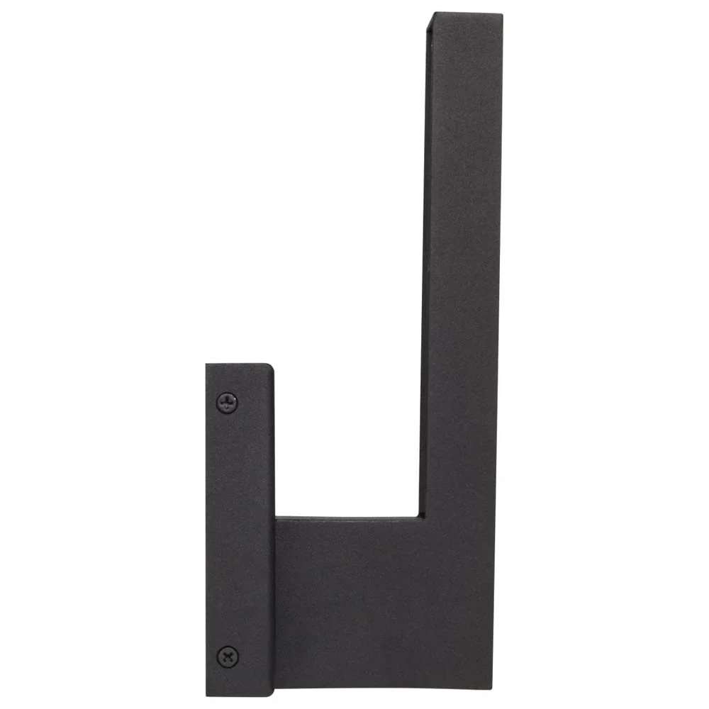 Raven LED Outdoor Sconce 10-in Textured Matte Black Finish 8ws 3000K - Image 3