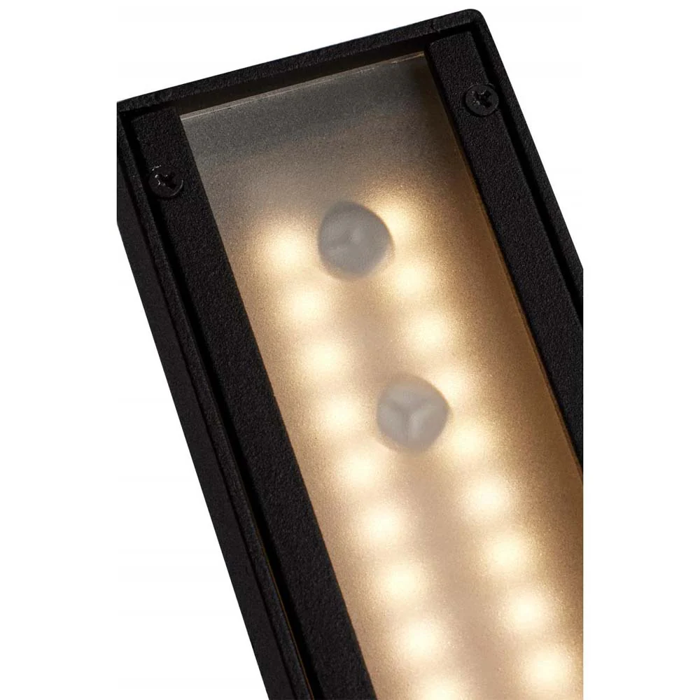 Raven LED Outdoor Sconce 10-in Textured Matte Black Finish 8ws 3000K - Image 6