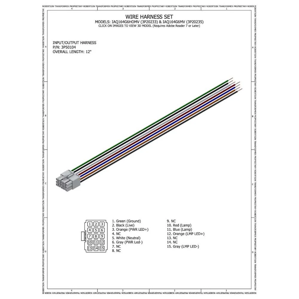 Robertson IAQ164G6MV Electronic Instant Start Ballast 100-240V - Image 4