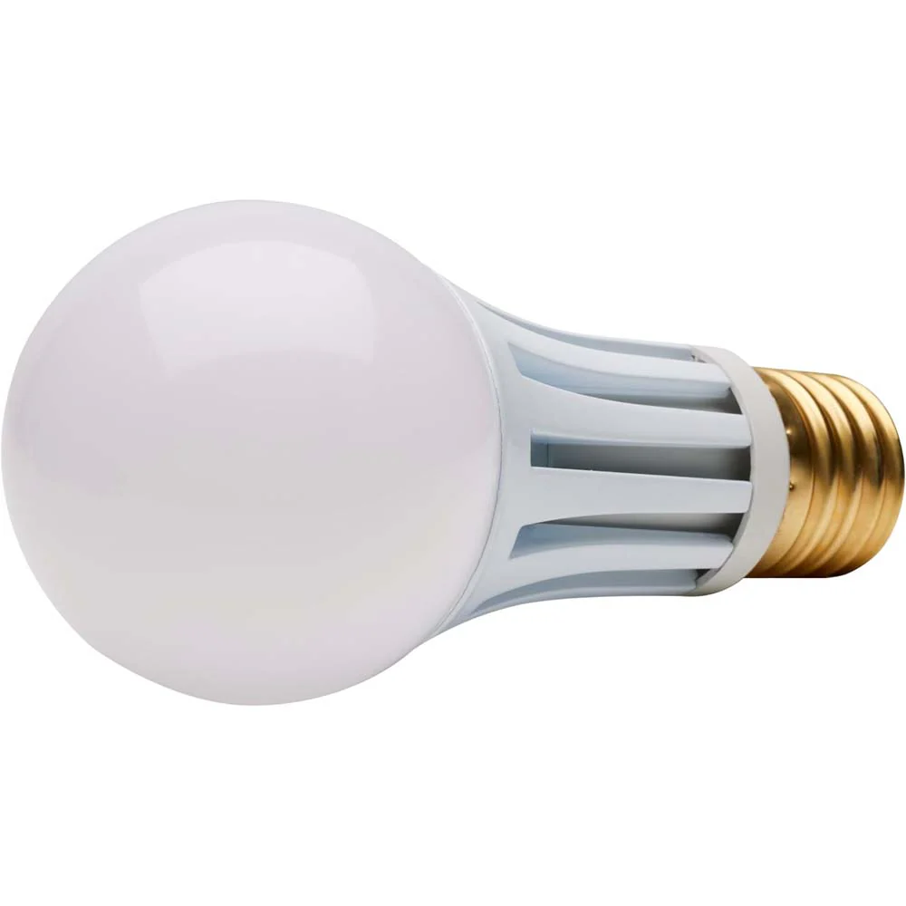 Satco 10/22/34w PS25 LED Three-Way Lamp E39d Mogul Base 2700K White Finish 120v - Image 3