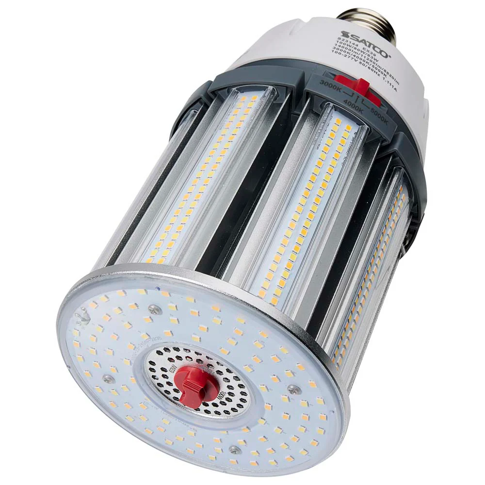 Satco LED HID Replacement 100/80/63 Wattage & CCT Selectable Mogul Base 100-277V - Image 4