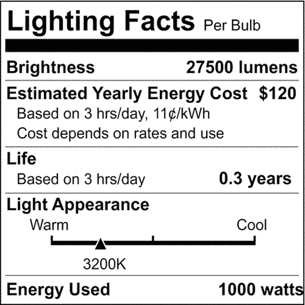 Satco 1000w T6 Halogen G9.5 Bi Pin base 120v Clear Bulb - Image 4