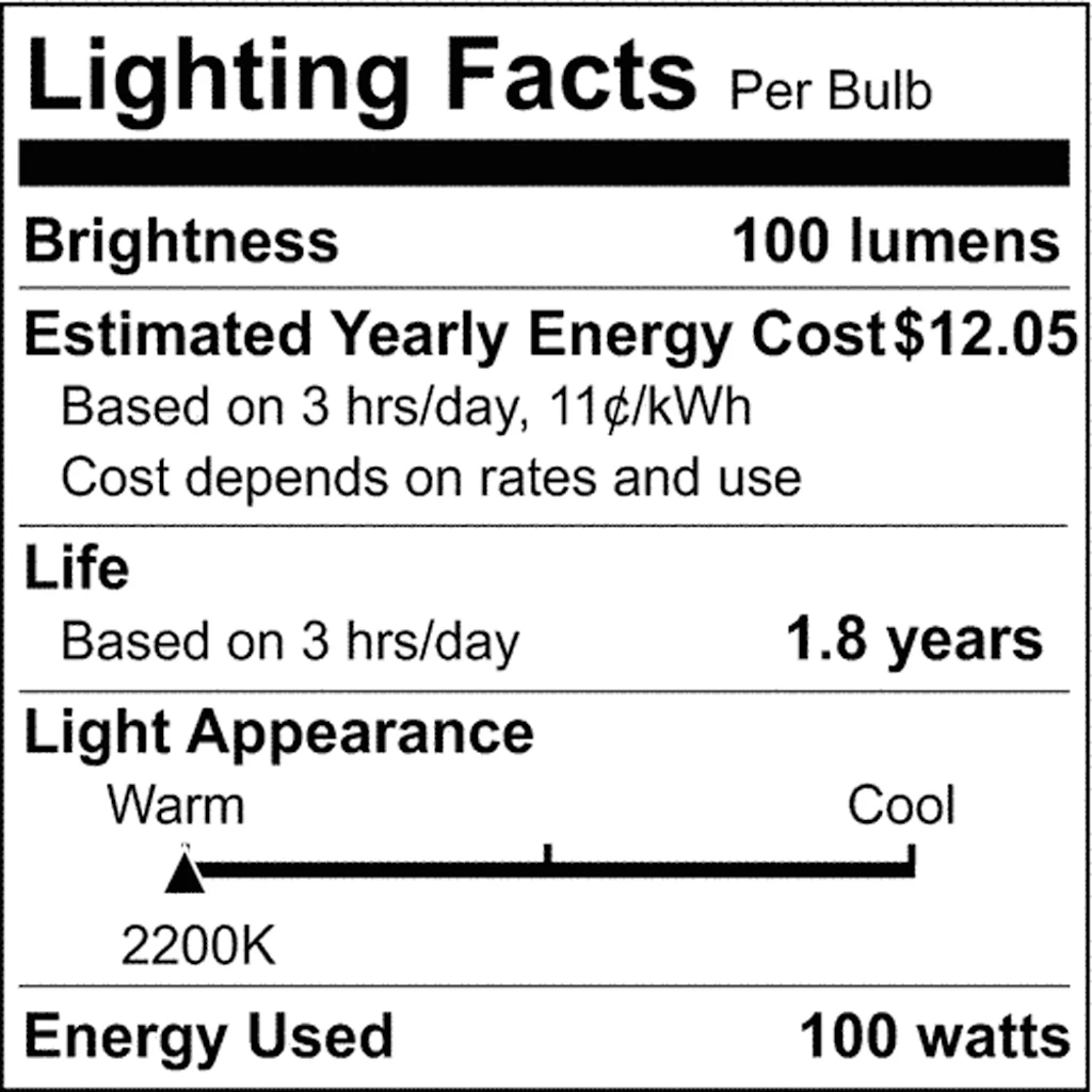 Satco 100w BT38 Incandescent vintage style E26 Base 120v 2200K Amber Finish Bulb - Image 7