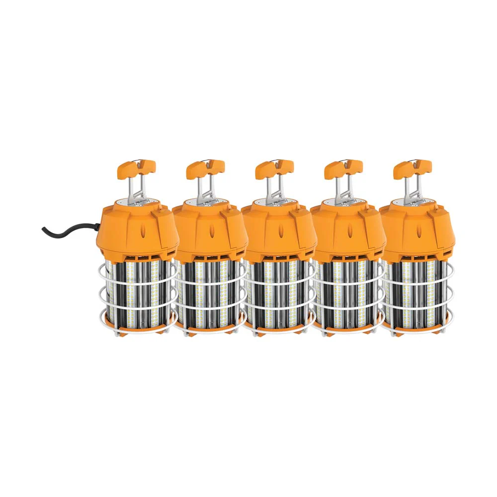 Satco 100w LED Hi-Lumen temporary Hi-Bay Caged lamp 5000K 120v - Image 2