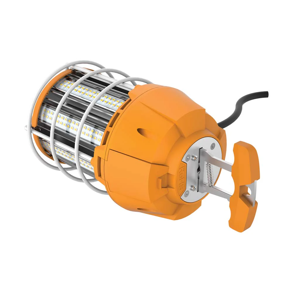 Satco 100w LED Hi-Lumen temporary Hi-Bay Caged lamp 5000K 120v - Image 4
