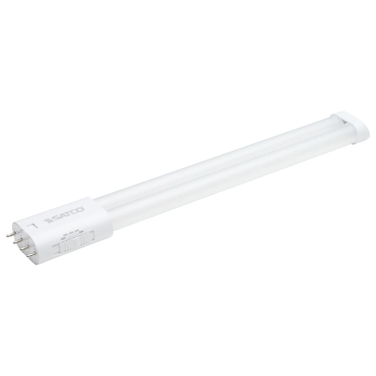 Satco 10w PLL LED 2G11 Base CCT Selectable Ballast Bypass 120-277v Bulb - Image 2