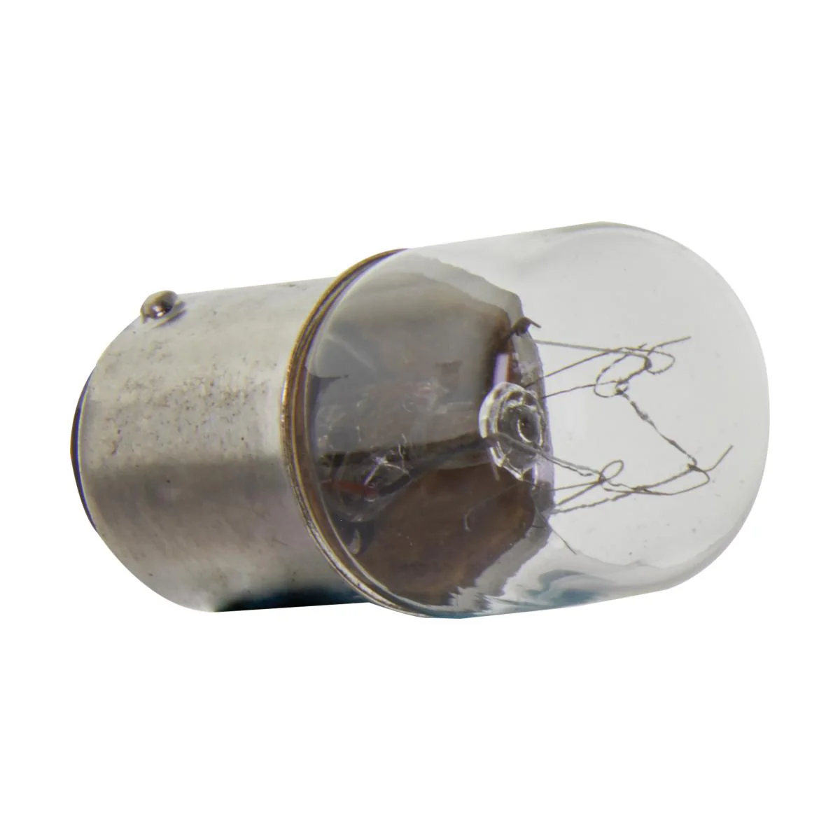Satco 10w T6 miniature BA15d Double Contact Bayonet base 140v Clear Bulb - Image 3
