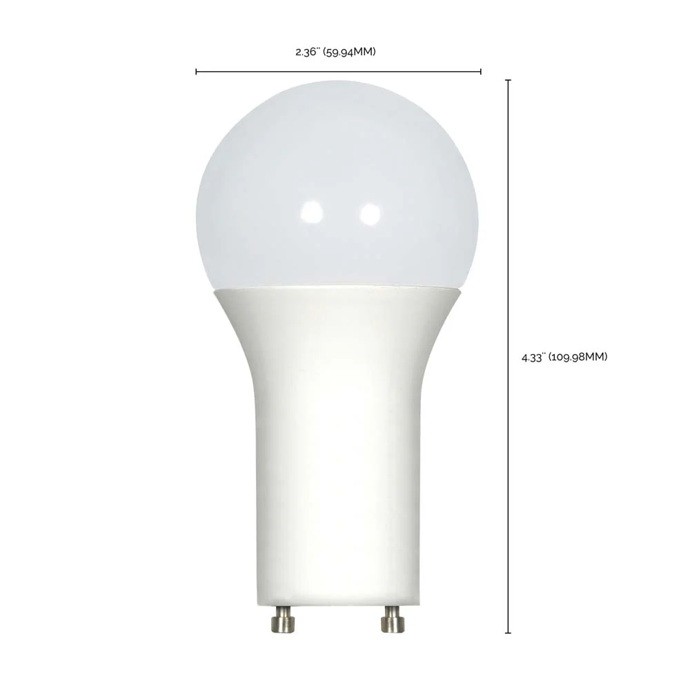 Satco 11.5w A19 LED 4000K 1100LM 120v GU24 Base - 75W equiv - Image 2
